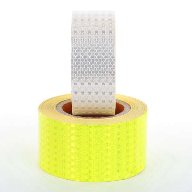 5*25cm Solid Color PVC Honeycomb Reflective Tape