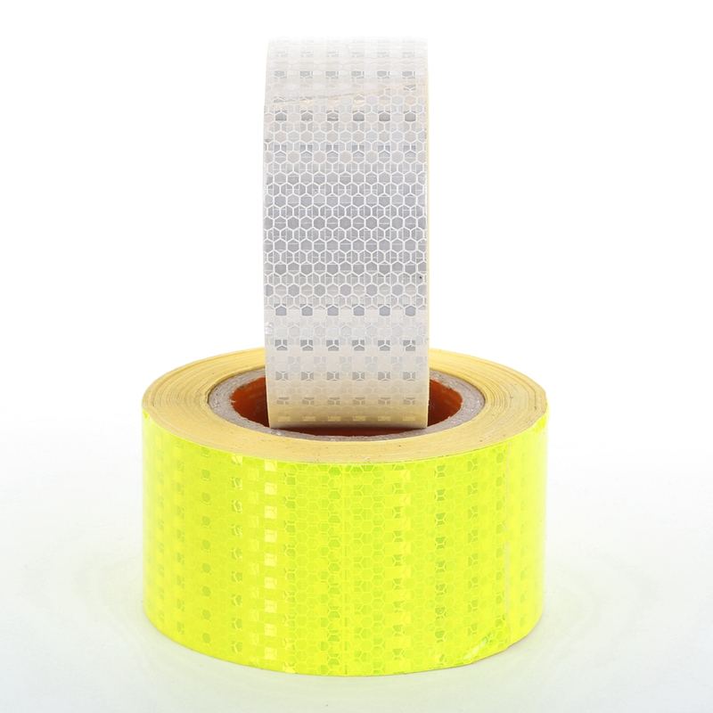 5*25cm Solid Color PVC Honeycomb Reflective Tape