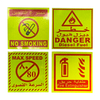 PVC Material Speed Sign Caution Public No Smoking Reflective Sticker