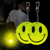 PVC Backpack Pendant Reflective Keychain for Children Walking at Night