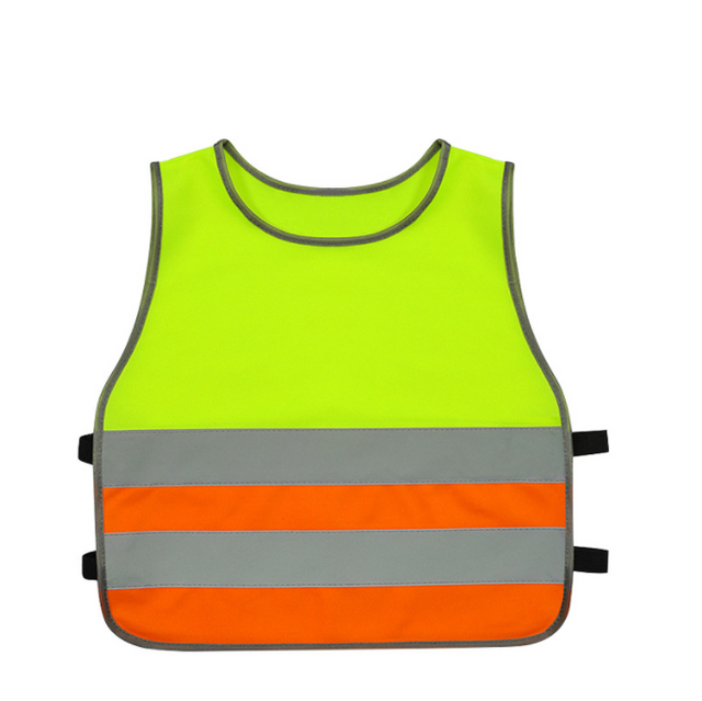 Customized Children Hi Vis Reflective Clothing Kids Running Safety Vest 