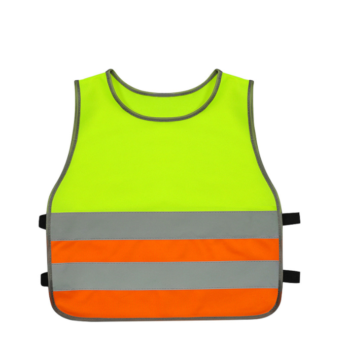 Customized Children Hi Vis Reflective Clothing Kids Running Safety Vest 