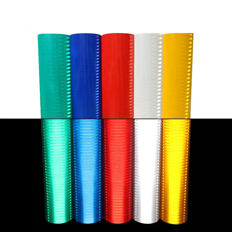 1.22m High Visibility Micro-Prismatic Reflective Vinyl Film Sheeting Roll for Roadway Signs