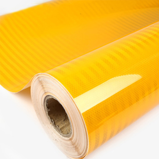 PET Material Reflective Vinyl Film Adhesive Retro Reflective Sheeting Roll 