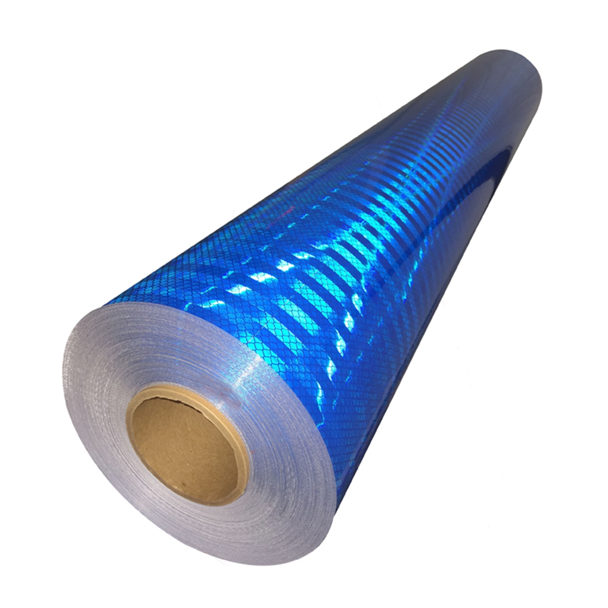 High Visibility Blue Prismatic Reflective Vinyl Film Big Sheeting Roll for Traffic Signs