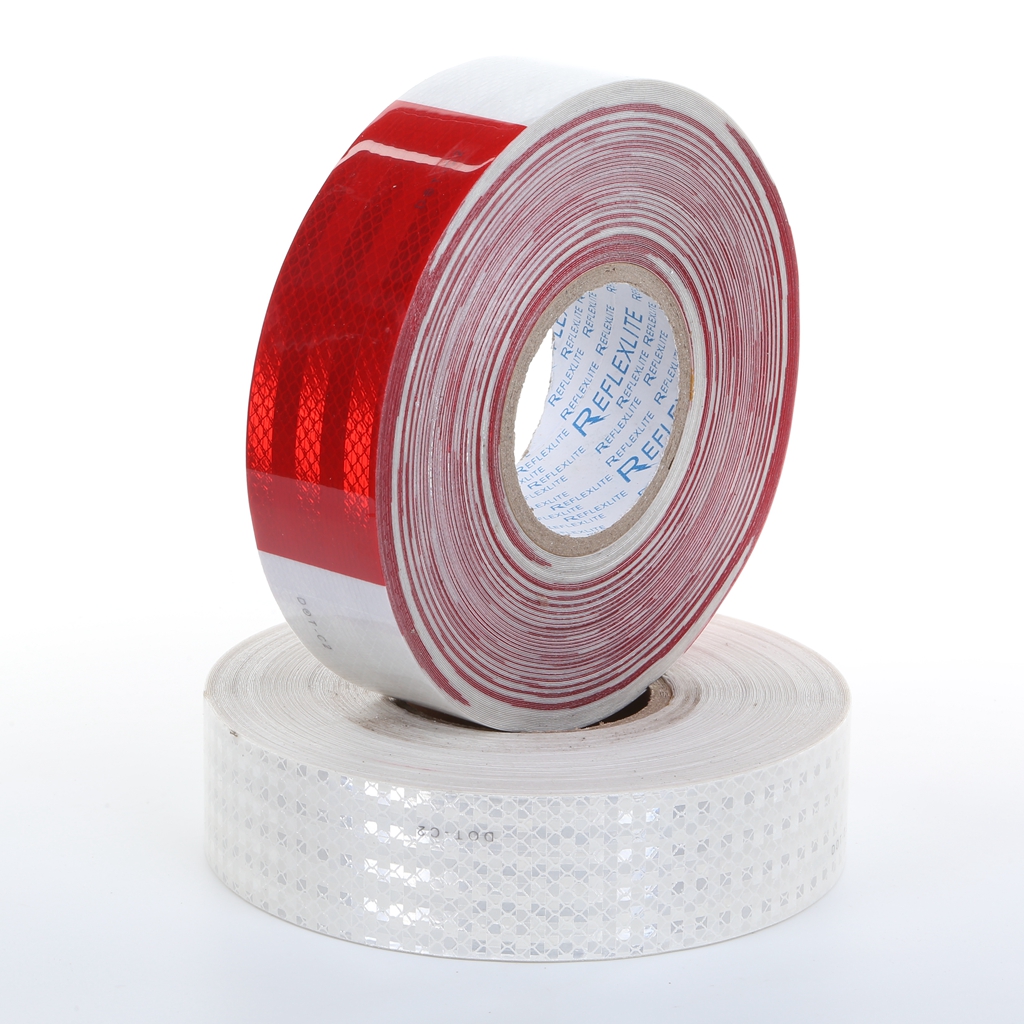 Red and White Highi Visibility DOT-C2 Certificated Reflective Tape 
