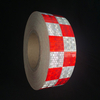 PVC Honeycombe Checkerboard Retro-Reflective Tape White+Red