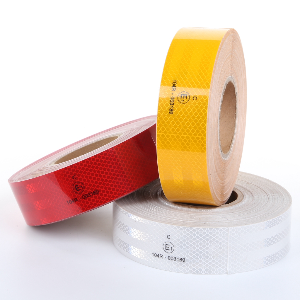 E-Mark Certified Micro-Prismatic Safety Reflective Tape