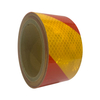 Golden+Red 5cm*5m Micro Prismatic Twill Reflective Tape for Traffic