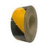 5cm*25m PET Micro-Prismatic Twill Reflective Tape Golden+Black