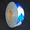 5cm*25m PET Micro-Prismatic Arrow Reflective Sheeting White+Blue