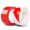 Red White PVC Lane Marking Tapes Floor Adhesive Warning Tapes Safety Barrier Tape