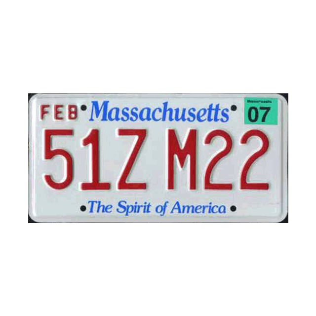 Car licence plate