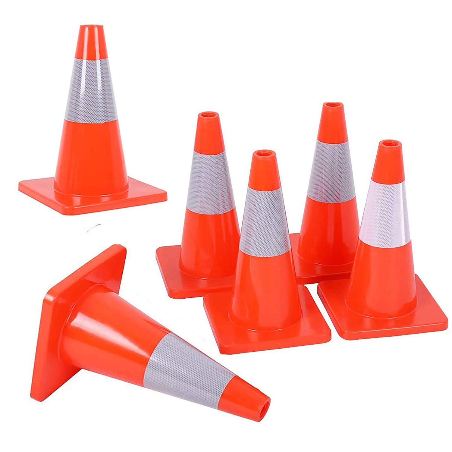18" PVC Safety Road Parking Barrier Traffic Cone