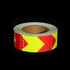 Waterproof Self-Adhesive PVC Arrow Reflective Safety Warning Tape for Trucks