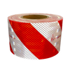 High Visibility Micro-Prismatic CE Mark Red White Strip Reflective Tape 10cm