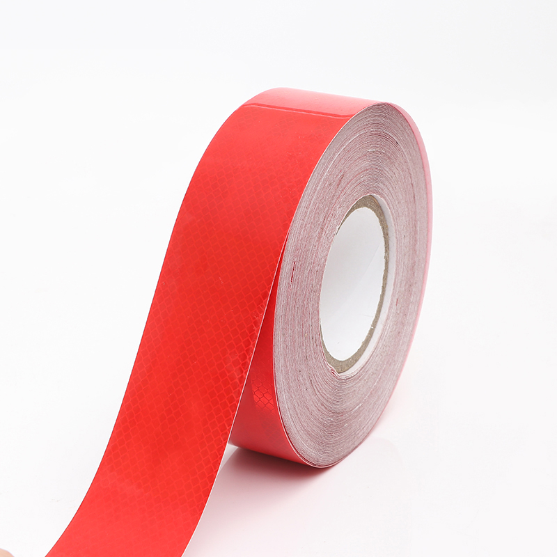 Red Micro-Prismatic High Visibility Relfective Tape