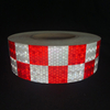 PVC Honeycombe Checkerboard Retro-Reflective Tape White+Red