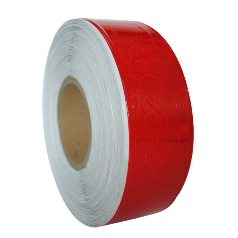 red PVC big honeycomb reflective tape