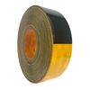 Black+Golden Microprism Reflective Tape for Transportation Safety Sign