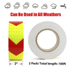 Red Yellow Arrow Adheisve Reflective Safety Caution Conspicuity Warning Tapes