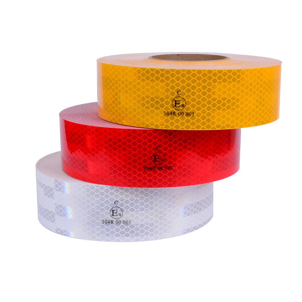 CE 104R Certificated Micro-Prismatic Conspicuity Marking Reflective Tape 2inchx50yd
