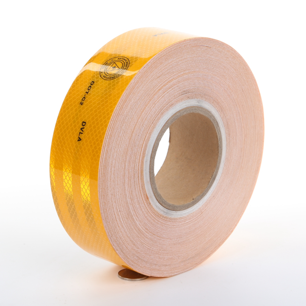 Yellow DOT-C2 DVLA Certified Micro-Prism Relfective Tape 