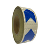 5cm*25m PVC Honeycomb Arrow Reflective Tape Blue+White