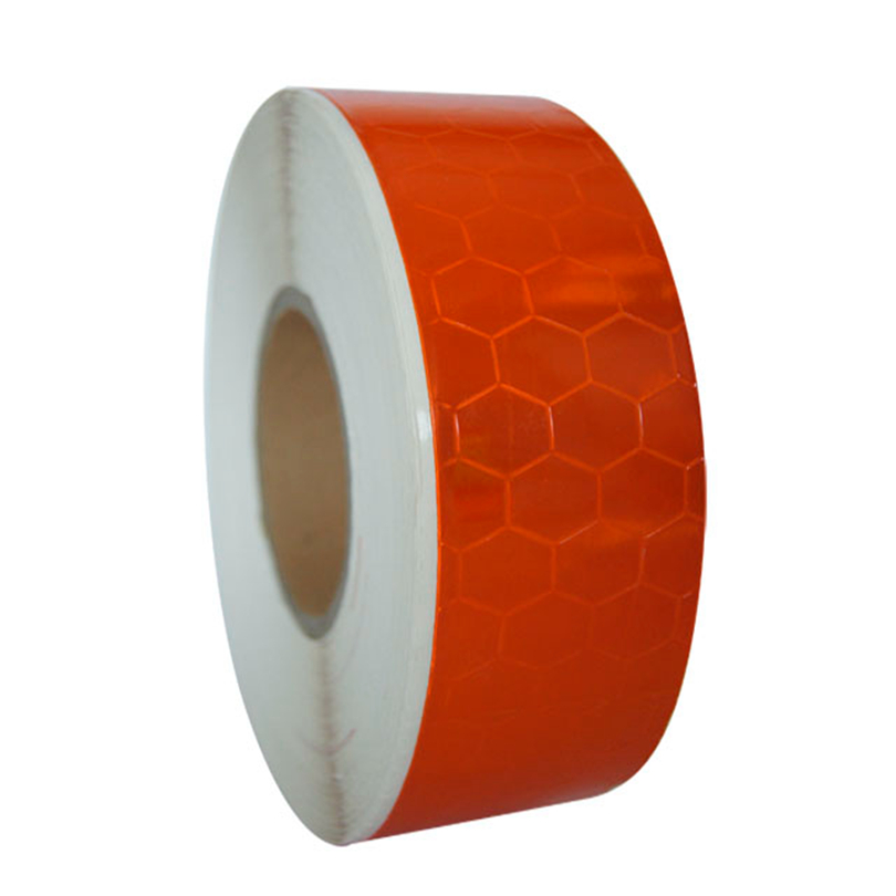 orange PVC big honeycomb reflective tape