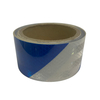 5cm*5m PET Prismatic Retro-reflective Conspicuity Marking Tape for Vehicle White+Blue