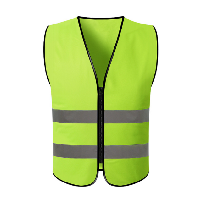 Construction Working Safety Vest Reflective Hi Vis Cycling Fluorescent Workwear Security Jacket 