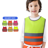 Customized Children Hi Vis Reflective Clothing Kids Running Safety Vest 