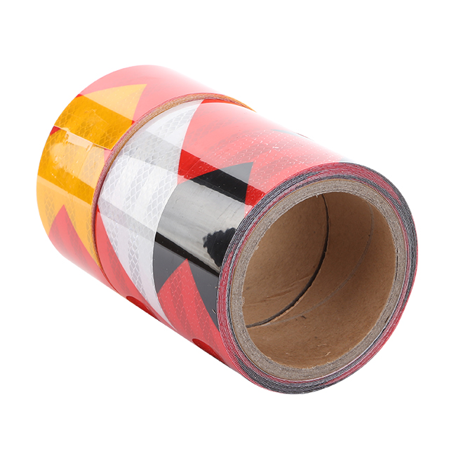 PET High-visibility Reflective Tape with Micro-prismatic Texture