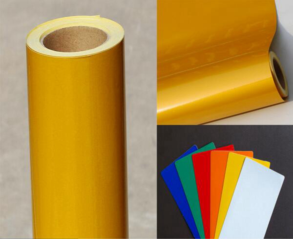 1.24x45.7 Meters PET/PMMA Glassbeads Reflecitve Vinyl Sheeting Big Roll